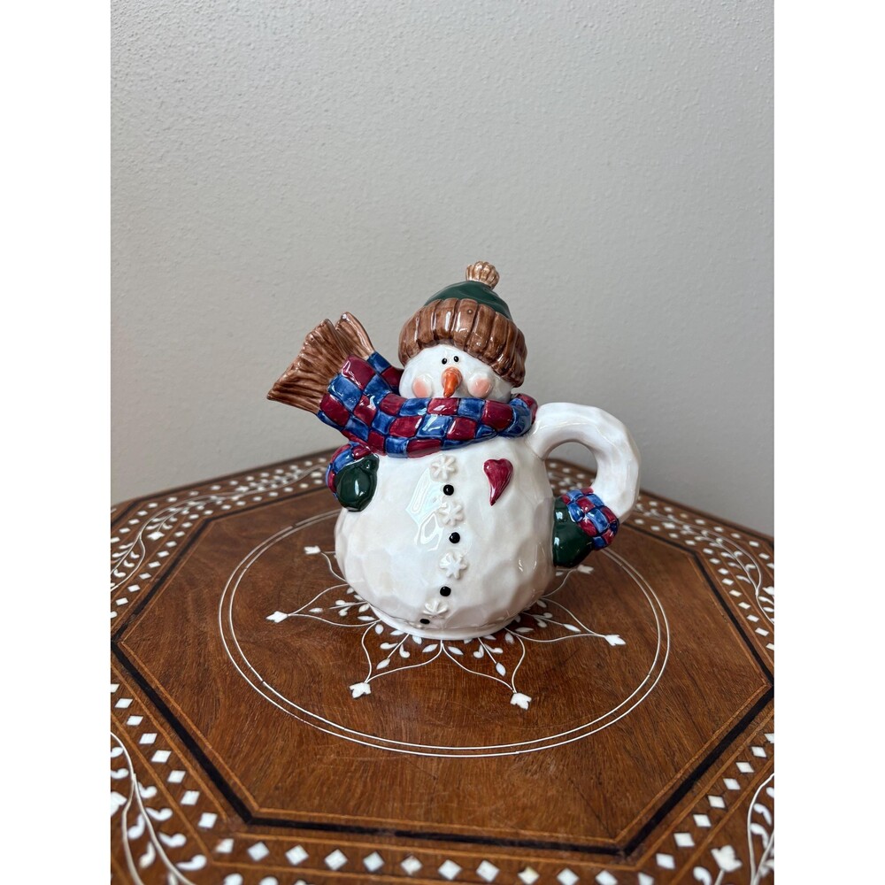 Vintage The Boyds Collection ‘Burt’s Bundle Up Creamer’ 2000 Bearware Pottery Wo
